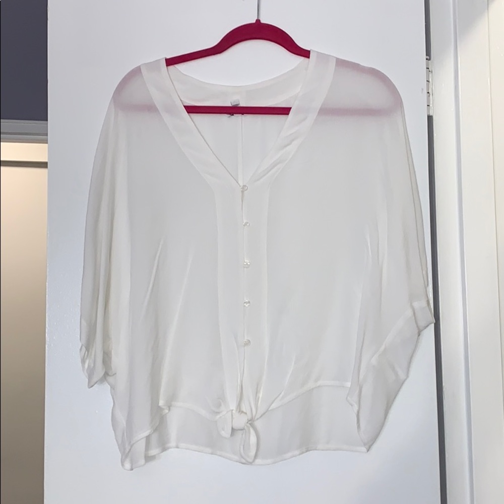 White tie shirt